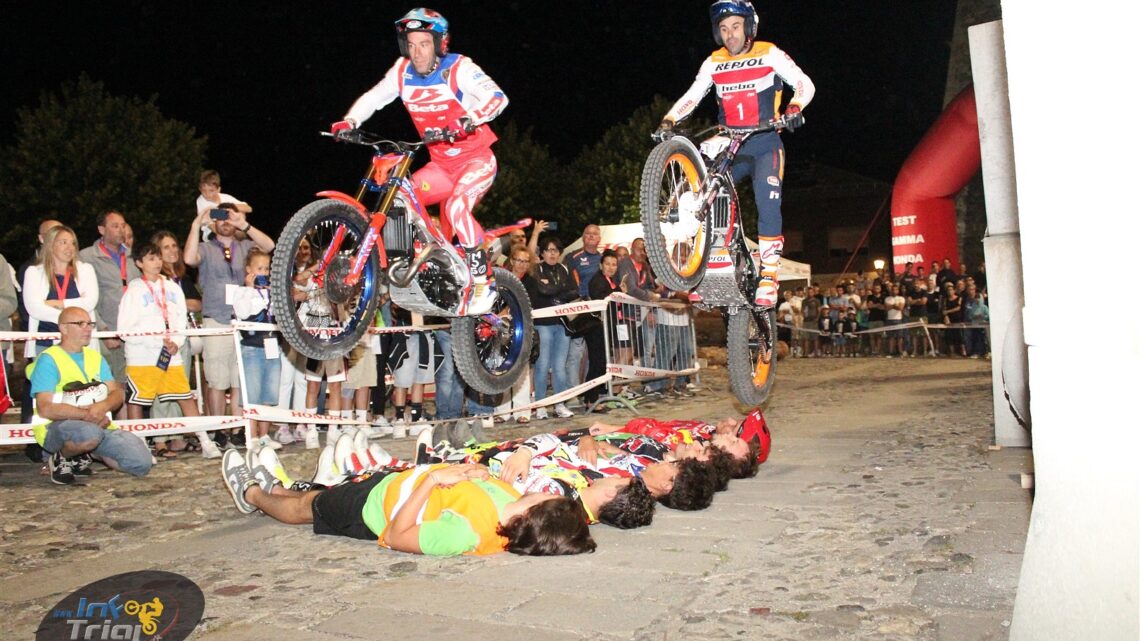 Le foto dell’esibizione “Trial Show” di Bou, Grattarola, Donadonibus ed i ragazzi del Team Aveto a Santo Stefano d’Aveto