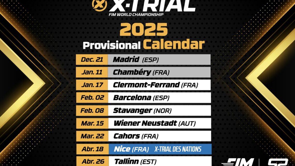 Aggiornato il calendario dell’X Trial 2025